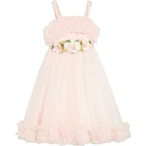 FYMNSI Abito In Velluto Per Bambine – Manica Lunga, Gonna In Tulle A Strati – Vestito Da Principessa Per Autunno Inverno, Compleanni E Natale