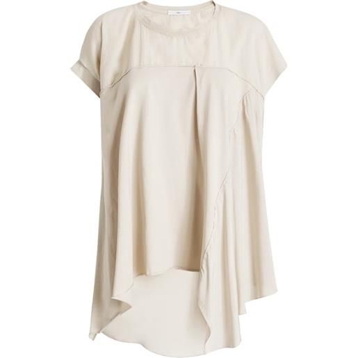 High t-shirt nauti a strati - toni neutri