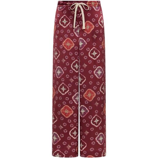 The Upside pantaloni miri kato a gamba ampia - marrone