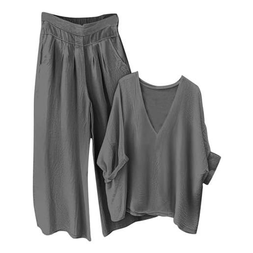 shownicer Completo Donna Elegante Estivo 2 Pezzi Set