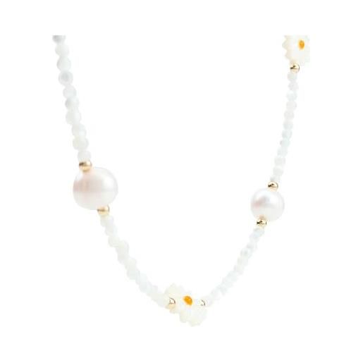 Collana Magnetica Terapeutica Wollet Jewelry - Titanio E Germanio Massiccio, Unisex, 53,3 Cm, Acciaio Inox Silver