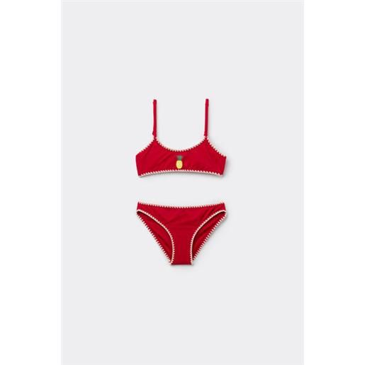 Calzedonia costume due pezzi bambina mini fruit rosso
