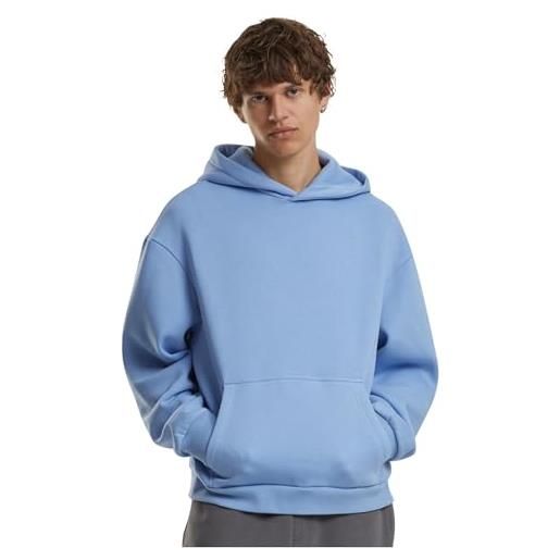 Build Your Brand felpa con cappuccio da uomo, blu polvere, 3xl