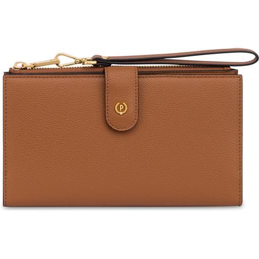 STILORD Tilda Portafoglio Cuoio Donna Vintage RFID Wallet Large Portamonete per Carte de Credito Borsellino Porta-Carte con Cerniera in in Vera Pelle Colore:kara - cognac