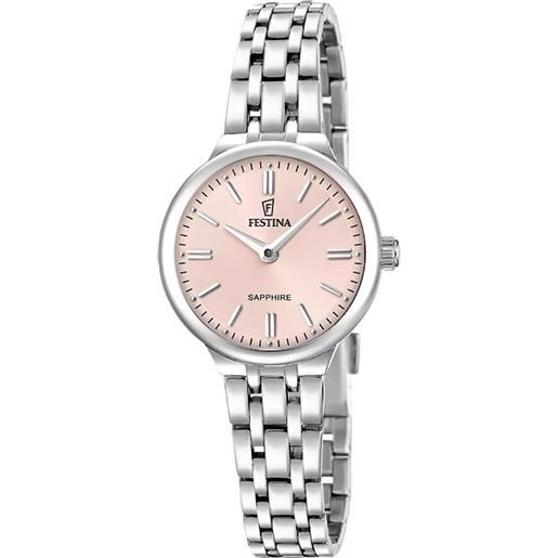 Festina Orologio Uomo Analogico - Acciaio Inox 316L Argento - Movimento al Quarzo - Cronografo - Vetro Minerale Alta Resistenza - Impermeabile 5 ATM - F20652/2 Special Prices