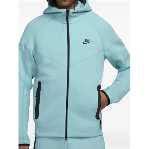 Nike felpa tech fleece con cappuccio - blu
