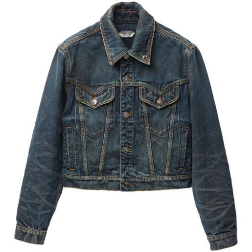 Versace giacca denim - blu