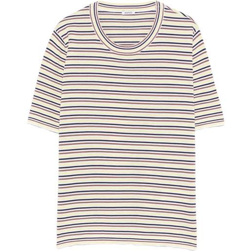 ASPESI t-shirt a righe - giallo