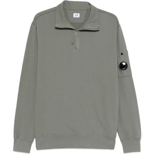 C.P. Company felpa con zip - verde