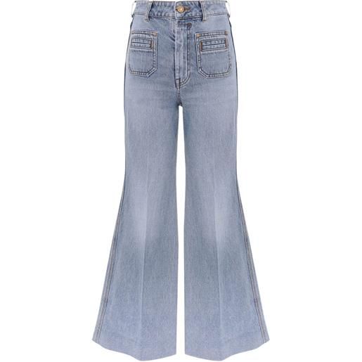 ZIMMERMANN jeans svasati - blu