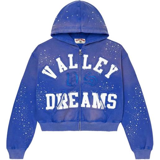 Vale felpa con strass - blu