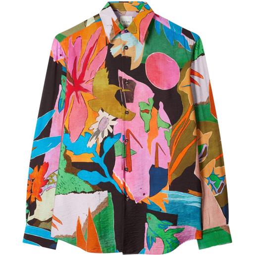 Paul Smith camicia a fiori - rosa