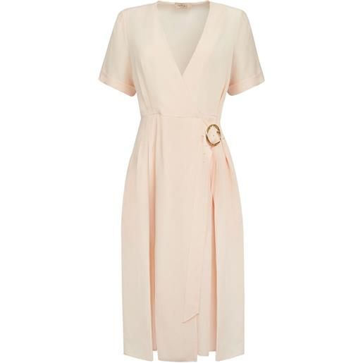 TWINSET abito a portafoglio con fibbia - rosa