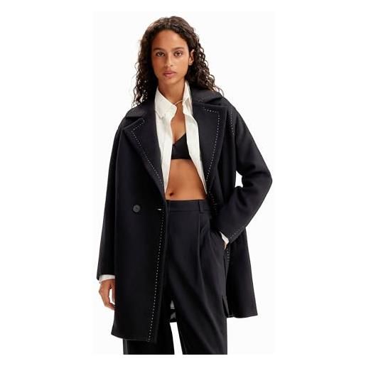 Desigual coat_stitch, 2000 black, xl, nero, xl