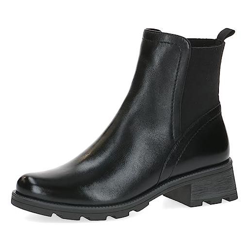 CAPRICE 9-25227-41, stivali a metà polpaccio donna, nero (black nappa), 38.5 eu
