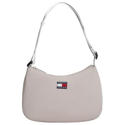 Tommy Jeans tjw ess daily aw0aw18463 - borsa a tracolla da donna, colore: beige (pietra)