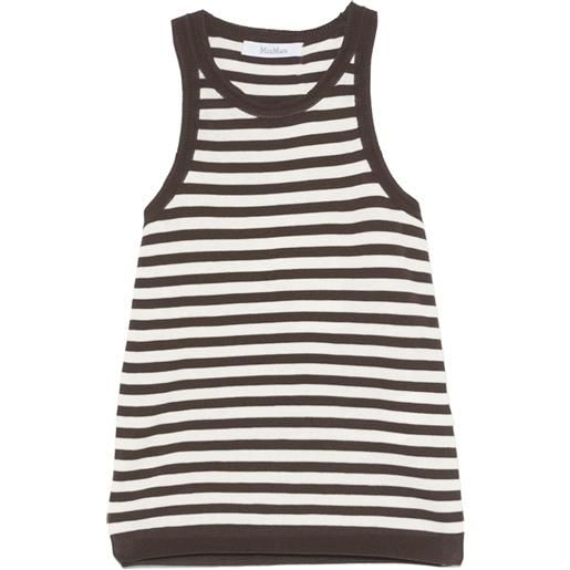 Max Mara canotta arnes - marrone