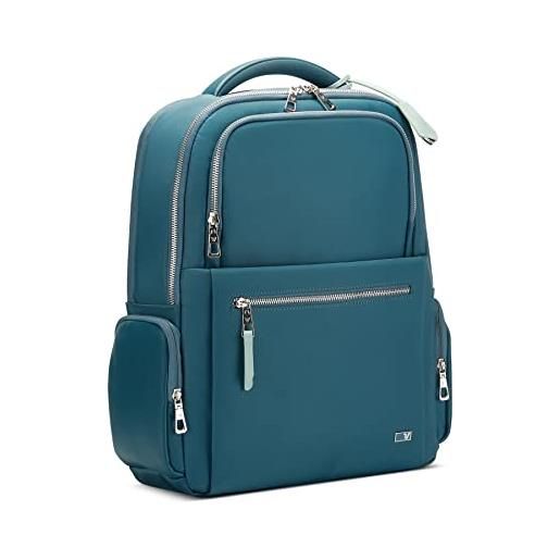 RONCATO Portofino - Borsa Zaino Eco Per Donna, In Plastica Riciclata, 33x33x16 Cm, 7 Scomparti