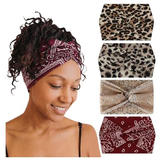 Pacco Da 8 Fasce Per Capelli Colorate In Raso E Plastica – Accessori Moda Per Donne E Ragazze - 3
