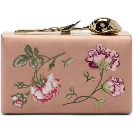 ERDEM clutch bloom rose minaudière - rosa