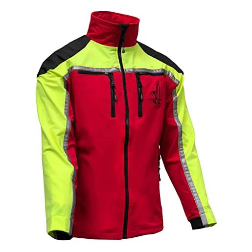 Pfanner giacca traspirante forest light, colore: rosso/giallo, taglia: l