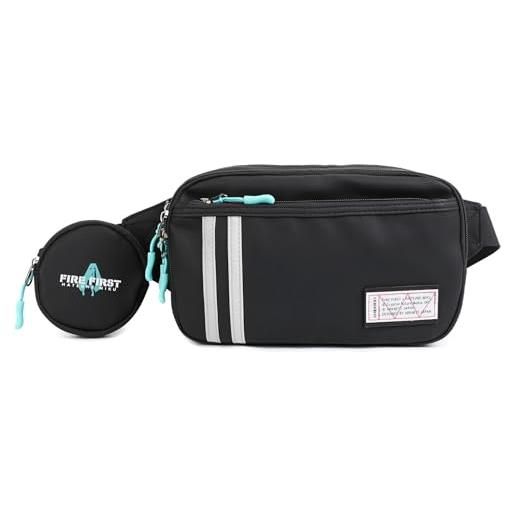 Borsa Gamba Moto,Marsupio Moto Da Gamba Uomo in pelle Moda casual casual Messenger Una borsa a tracolla Design Design Viaggio Fanny Belt Belt Pack Drop Gamba Borsa Multifunzionale (Color : Gray
