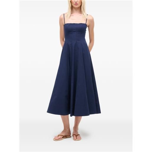STAUD abito midi wylie - blu