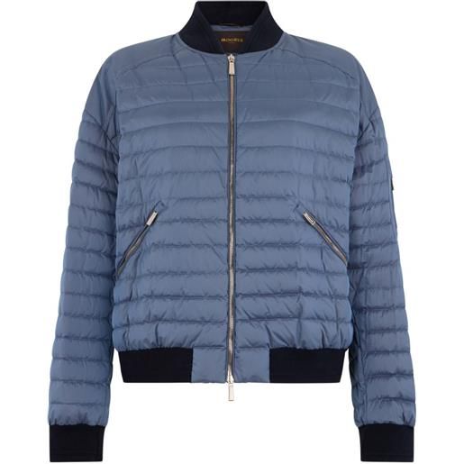 Moorer piumino trapuntato - blu