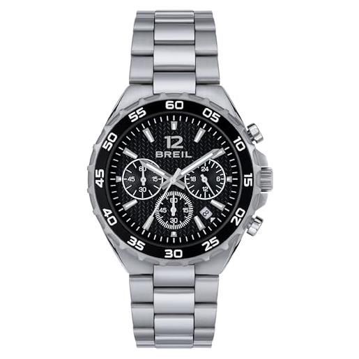 BREIL Orologio Uomo Collezione Opaca - Quarzo, Acciaio, Impermeabile 50m, Quadrante Multifunzione