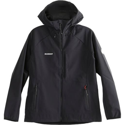 Mammut giacca con cappuccio e zip - nero