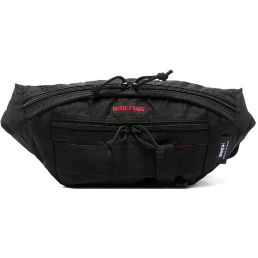 Comme des Garçons Homme x briefing borsa messenger con zip - nero