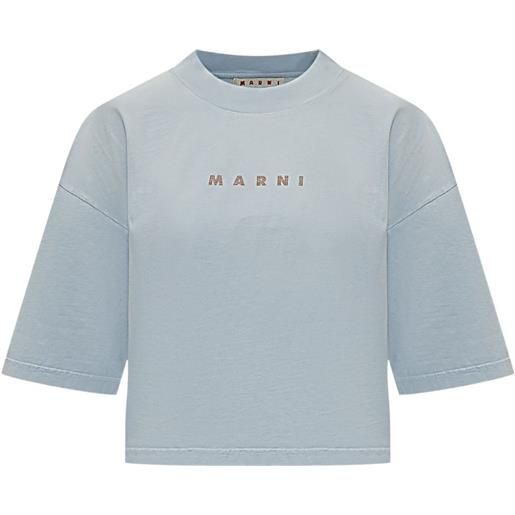 Marni t-shirt crop - viola