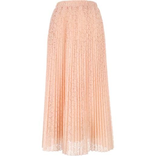 Ermanno Scervino gonna midi plissé - rosa