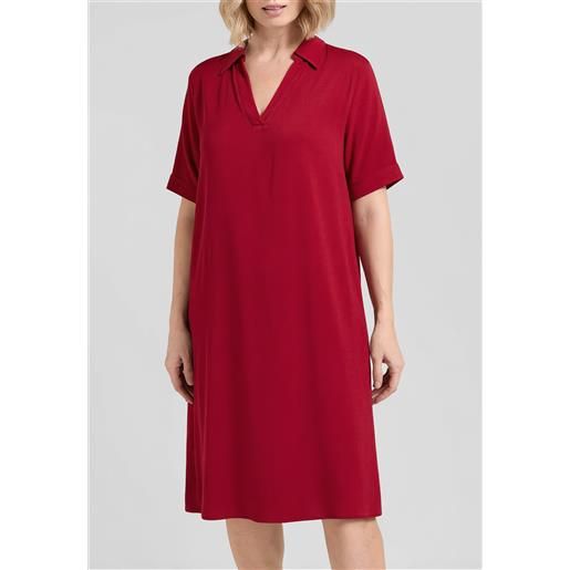 Luisa viola abito donna curvy in viscosa e lino art. 7004f0-046w