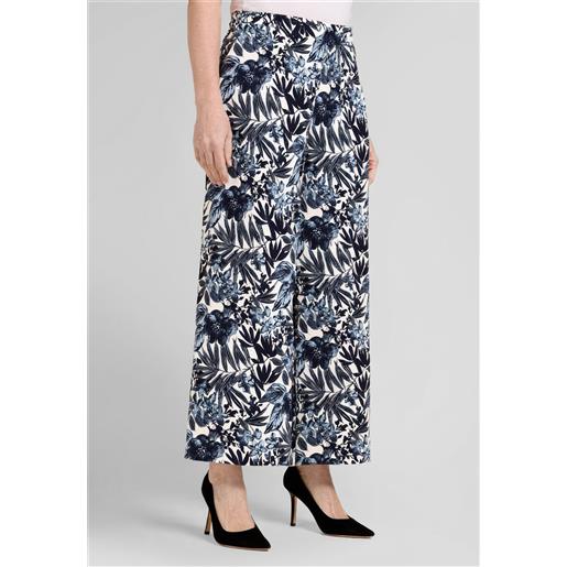 Luisa viola pantalone donna in viscosa fantasia art. P008f0-32j9