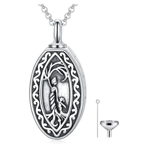 Collana con Colibrì in Argento Sterling 925 per Donne e