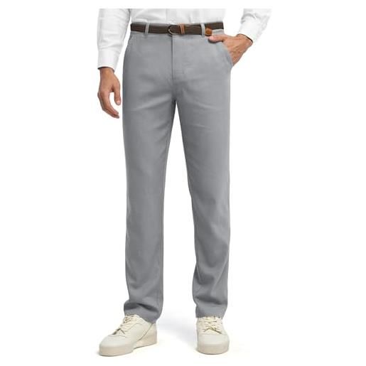 Timezone BenitoTZ Pantaloni Cargo Uomo - Nero, Vestibilità Larga Con Gamba Dritta, Cintura Inclusa, Taglia 54 (40W/34L)