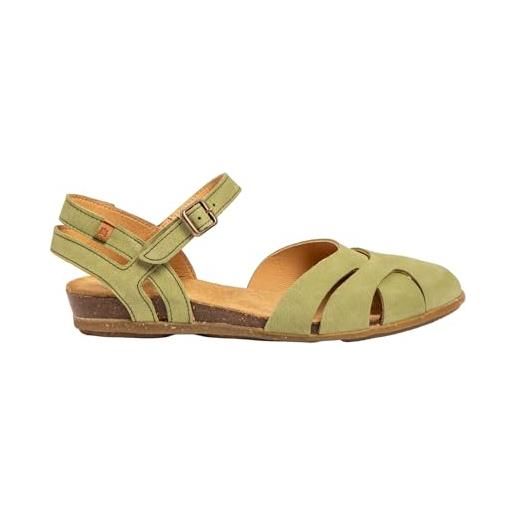 El Naturalista n5207 stella, sandali bassi donna, liken, 42 eu