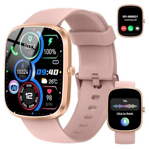 SMARTWATCH DONNA UOMO-OROLOGIO Smart Watch con Chiamate e whatsapp