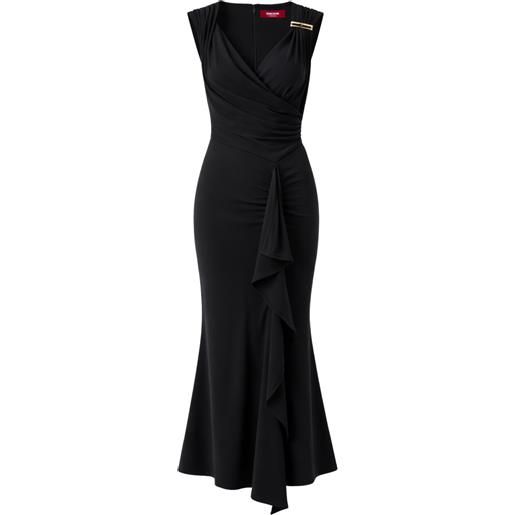 Max Mara Studio  abito longuette in jersey di viscosa drappeggiato