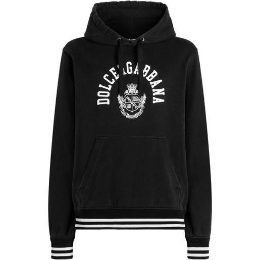 Dolce & Gabbana felpa con stampa grafica - nero