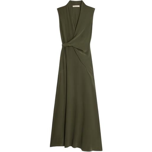 Vanessa Bruno abito lungo faye smanicato - verde