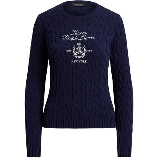 Lauren Ralph Lauren maglione girocollo - blu