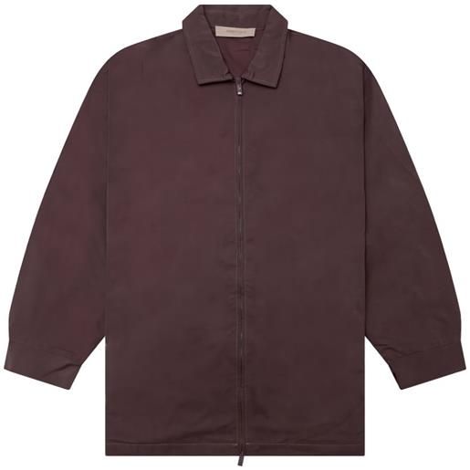 FEAR OF GOD ESSENTIALS giacca-camicia con zip - viola