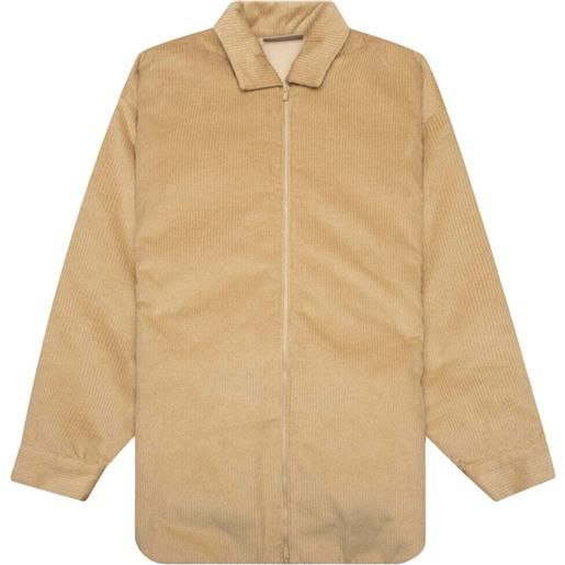 FEAR OF GOD ESSENTIALS giacca-camicia a coste - toni neutri
