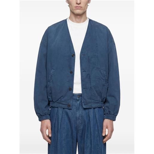 Hed Mayner giacca con scollo a v - blu