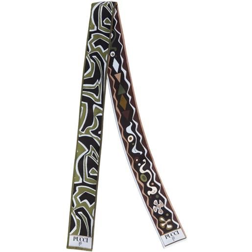 PUCCI foulard con stampa geometrica - nero