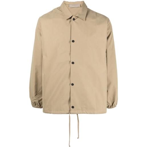FEAR OF GOD ESSENTIALS giacca-camicia con stampa 1977 - toni neutri