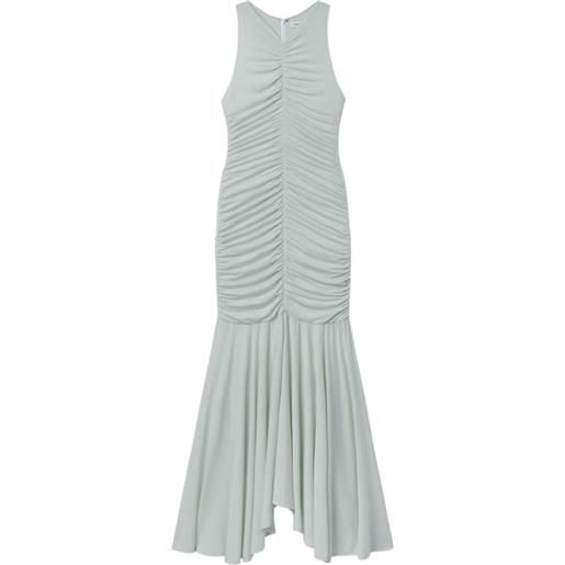A.L.C. abito midi ayla con ruches - verde