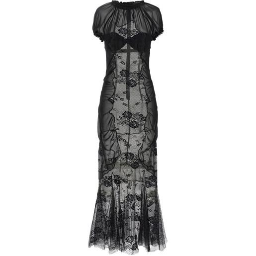 The Attico abito midi - nero
